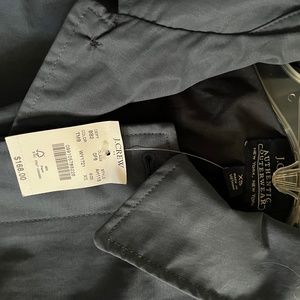 J Crew Navy Trench Coat XSmall